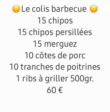 colis barbecue